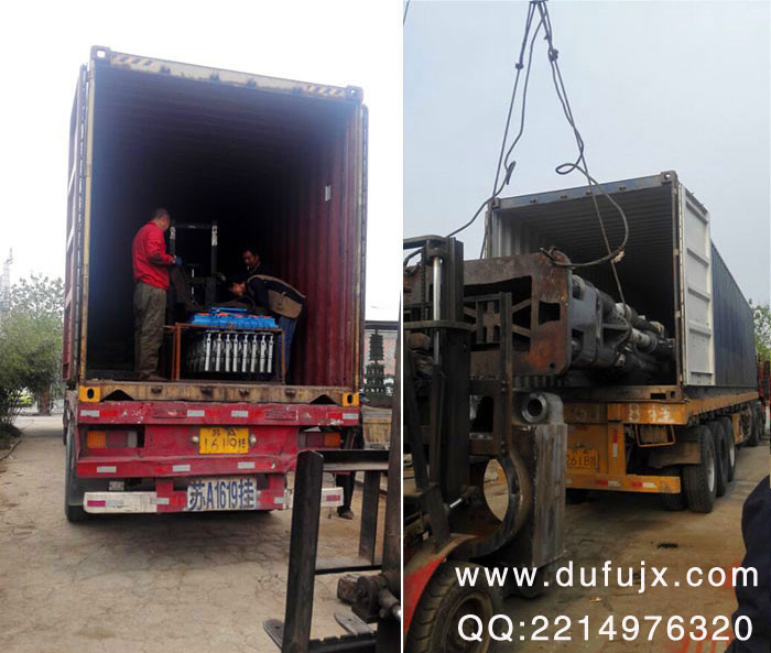 全自動(dòng)液壓磚機(jī)發(fā)貨現(xiàn)場